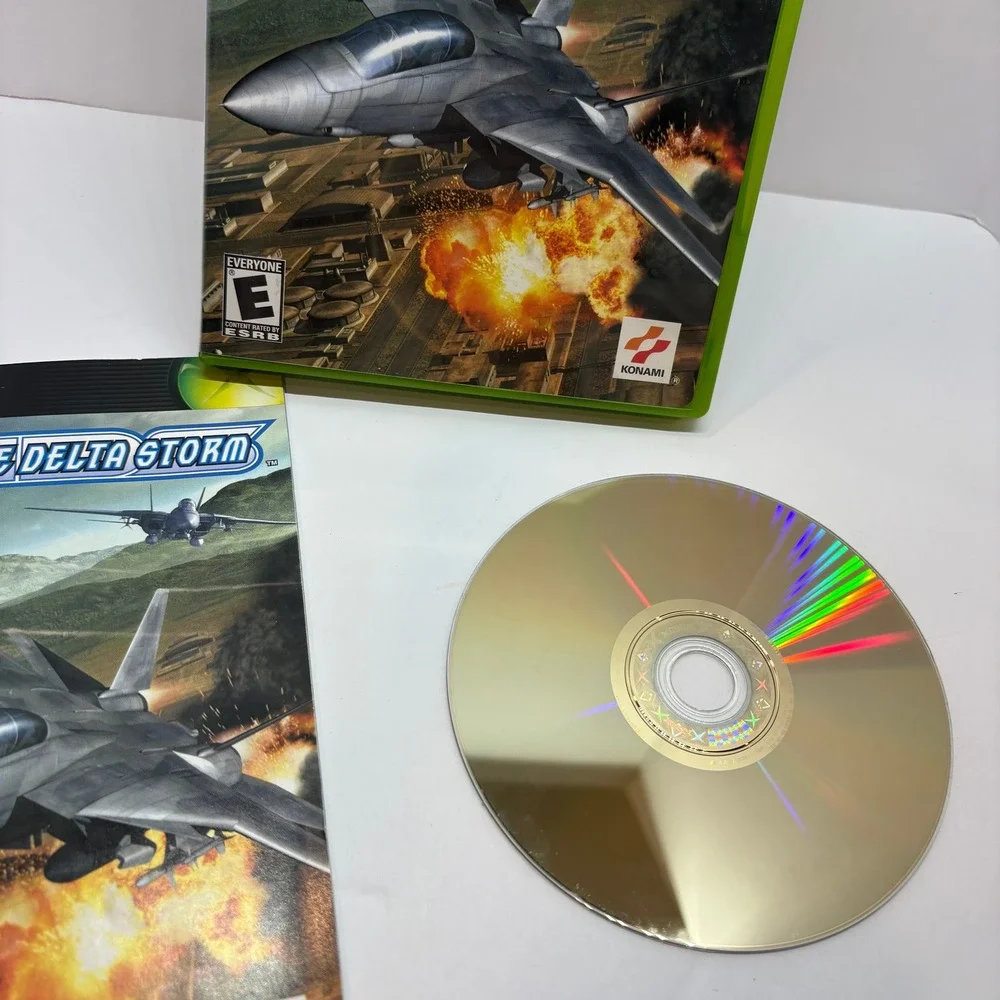 CIB Video Game Original Xbox Airforce Delta Storm Konami